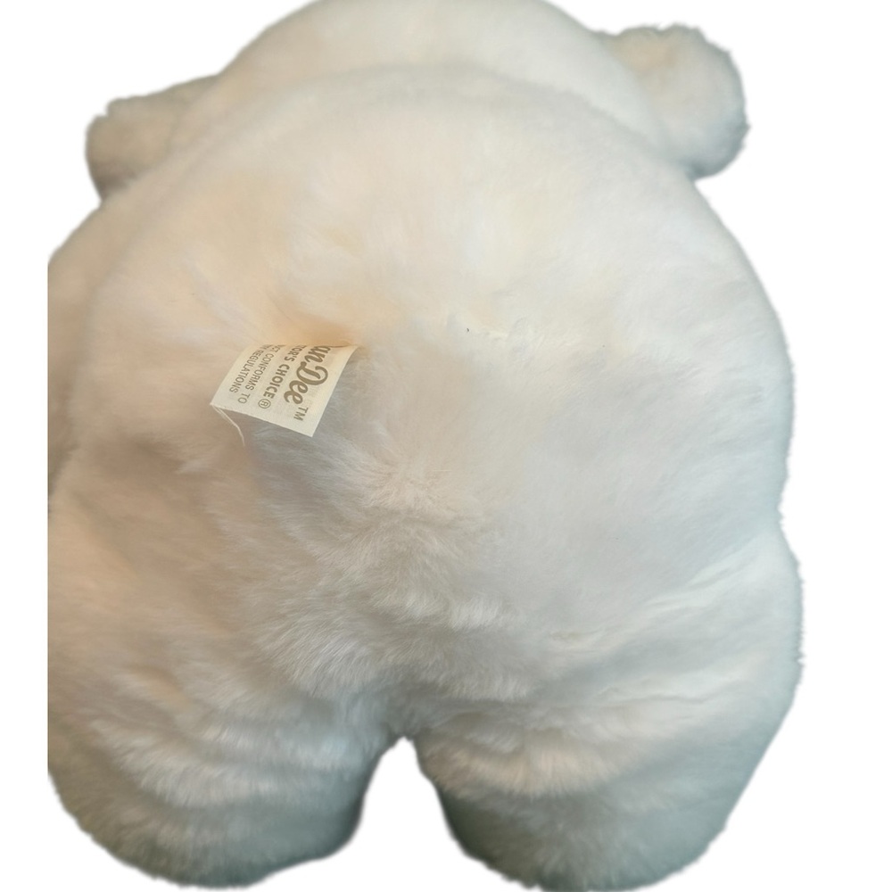 DanDee White Teddy Bear Sweetheart Plush 2008 Valentine’s Day 21” - Picture 6 of 12